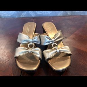Gold Heel Sandals
